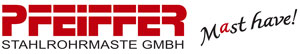 Firmenlogo Pfeiffer Stahlrohrmaste Firmenlogo Pfeiffer Stahlrohrmaste